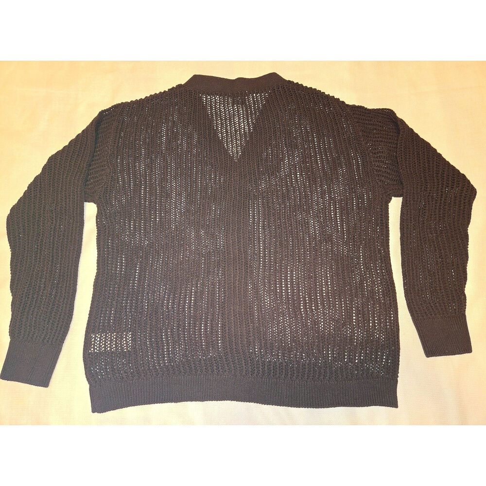 Sz XL BDG Chocolate BROWN Shaker Knit Button Cardigan